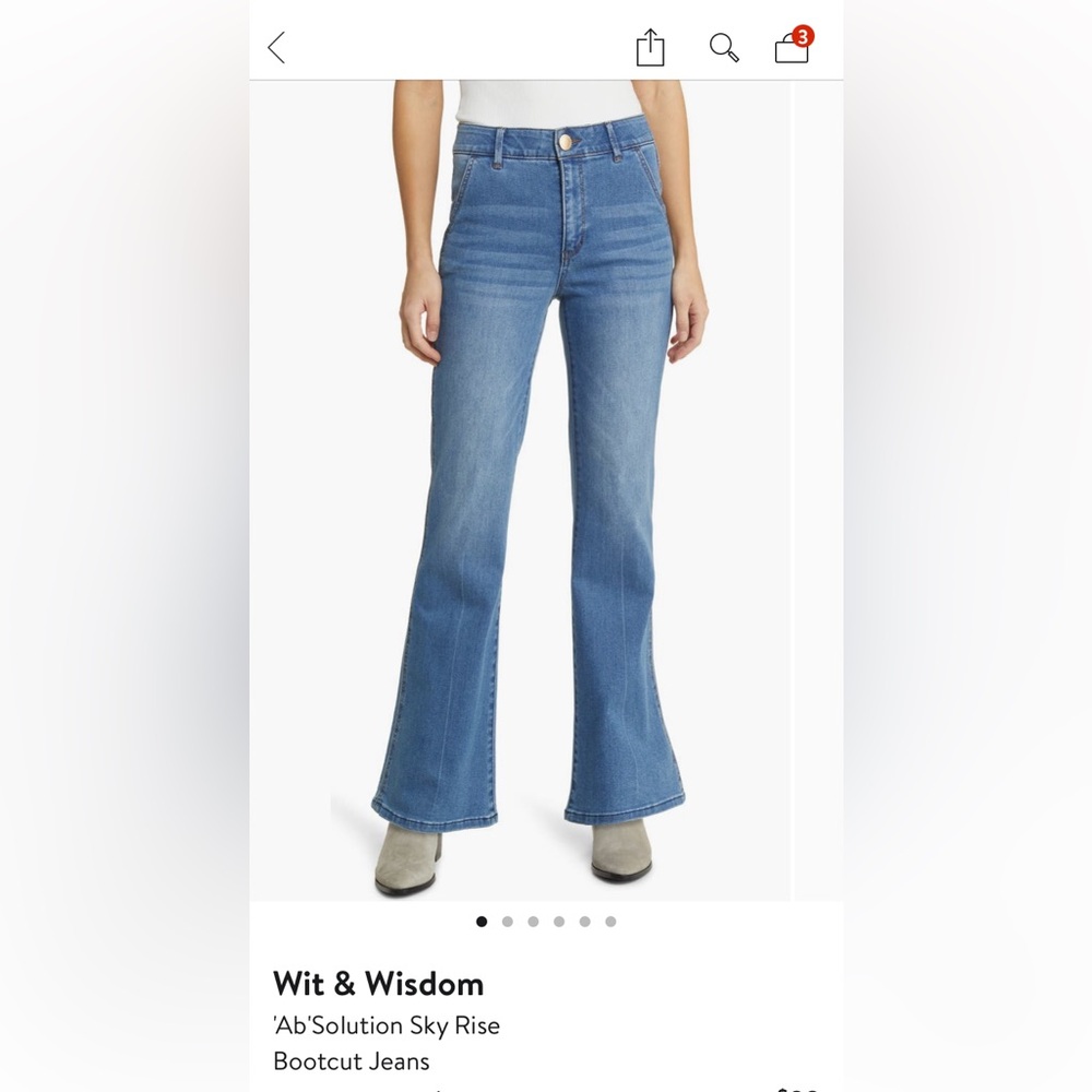Wit and Wisdom Absolution Skyrise Bootcut